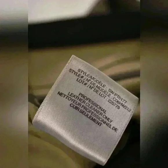 HELMUT LANG Tan Grey Distressed Lambskin Leather Skinny Legging Pants 8US Medium - Picture 4 of 8